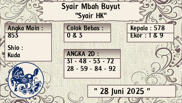 Syair Mbah Buyut - Syair HK